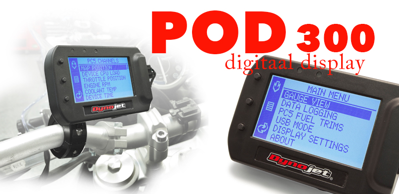 POD 300 digitaal display